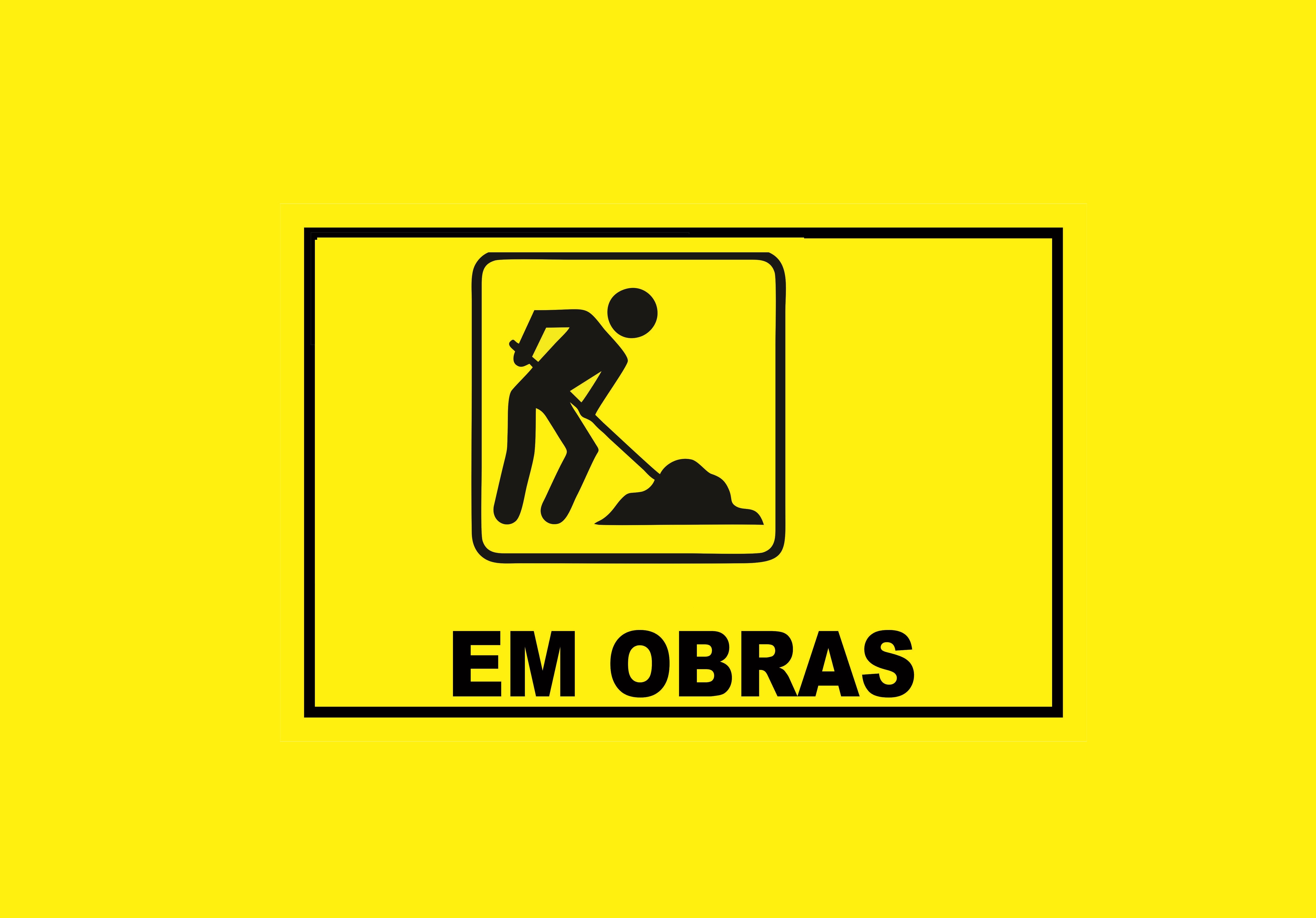 Página em obras